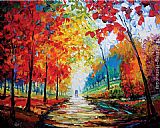 Maya Green Famous Paintings - Autumn Impressions